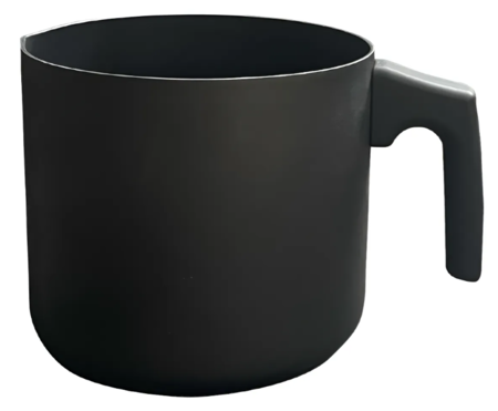 Jarro Hervidor De Aluminio Antiadherente De 14 Cm NEGRO