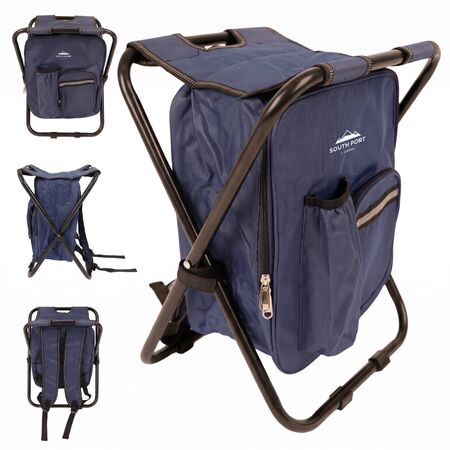 Banqueta Con Bolso Integrado South Port By Gadnic Plegable