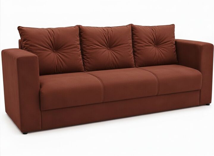 Sillon Yostin tres cuerpos terracota - Vista 1