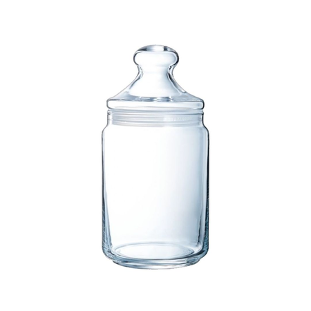 Frasco Hermético De Vidrio 1 Litro Luminarc Club N1840 Vidrio Transparente
