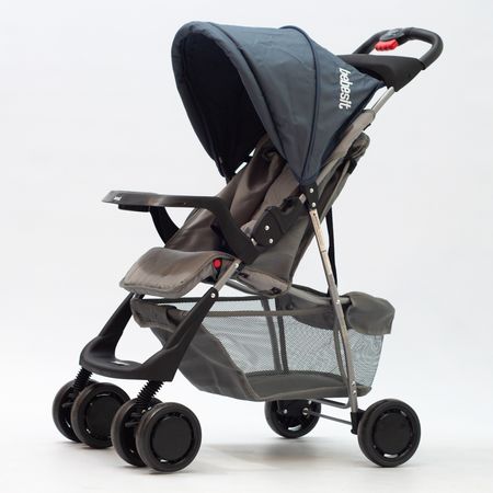 Cochecito De Paseo Bebesit Eos Con Bandeja Superior Gris 1337-L