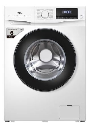 Lavarropas TCL P606FL 6Kg Carga Frontal Inverter 1200 RPM Blanco