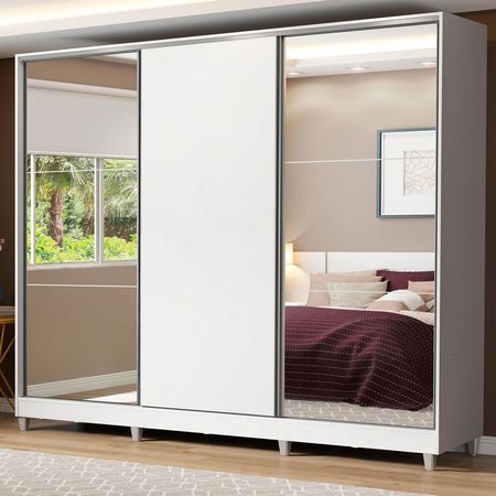 Placard Ropero 100% Mdf Madesa Royale 3 Puertas Corredizas 02