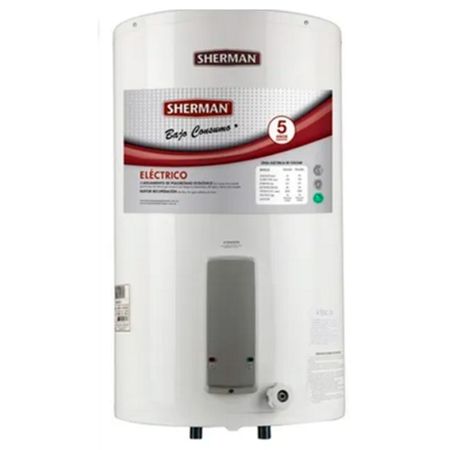 Termotanque Electrico Sherman 55 Lts Conexion Superior