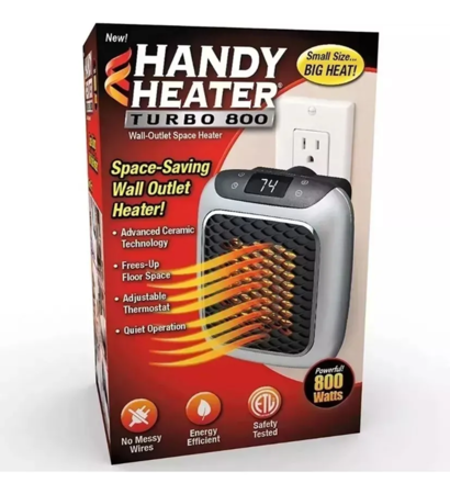 Estufa Caloventor MIni de Pared Handy Heater