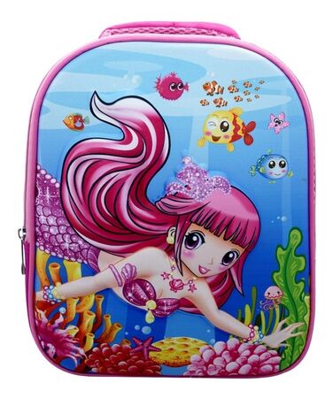 Mochila escolar Jardin de infantes Sirenita