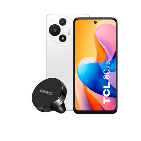 Celular Tcl 60R 4+128 5G Pure White + Car Holder Para Celular