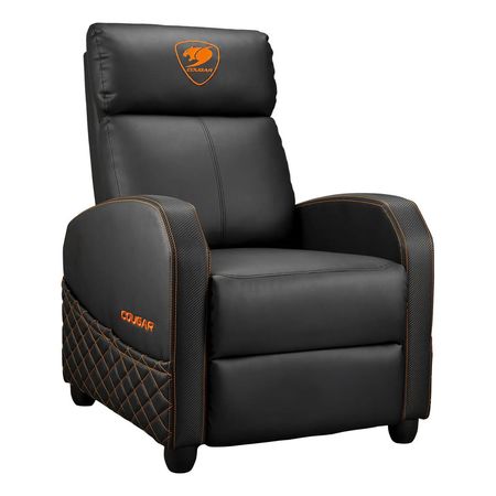 Sillon Gamer Cougar Ranger Elite Cuero Sintetico 135kg Black Negro Cuero sintetico