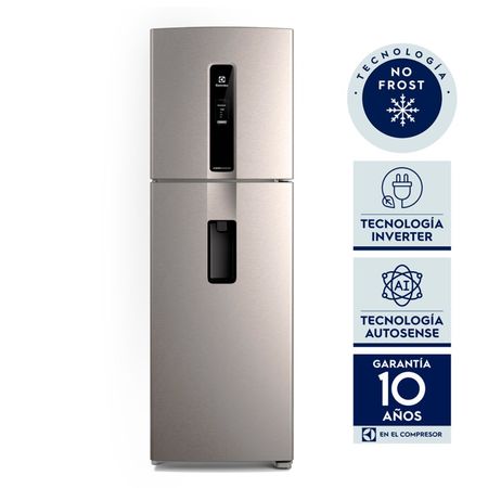 Heladera Electrolux No Frost Inverter 424 Litros Iw46S Plata