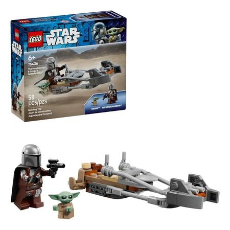 Lego Star Wars Moto Speeder Del Mandaloriano Y Grogu 58 Piezas