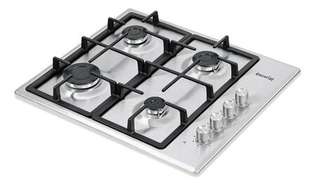 Anafe A Gas Escorial Ag-58 Multigas 4 Hornallas Acero Inoxidable
