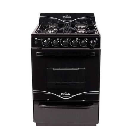 Cocina Negra 56cm Luz Encendido Timer Facil limpieza Florencia