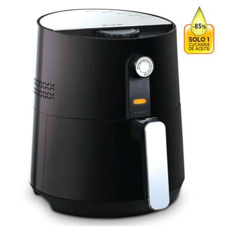 FREIDORA ELECTRICA SIN ACEITE SMART-TEK AF2019 3.5 L. 1300 W. NEGRO