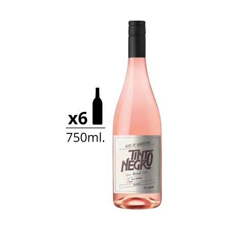 Vino Rosado Tinto Negro Uco Valley Rosado Caja x 6