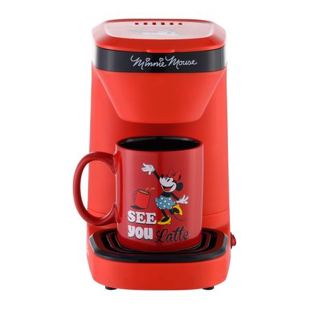 Cafetera Eléctrica ATMA Disney Minnie Color Roja CAAT118MNP