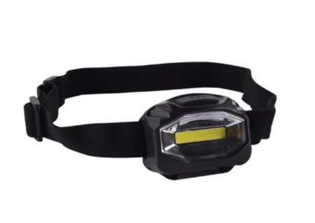 Linterna Led Frontal Vincha 3 Led Con Luz Nocturna