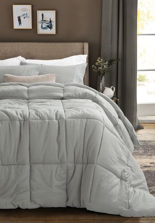 Acolchado Edredon Oxford Platinum Queen 