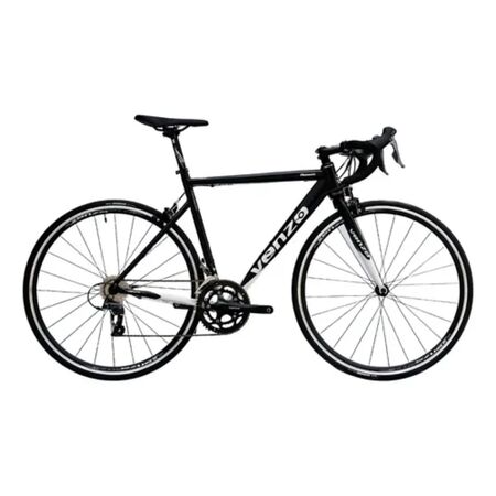 Bicicleta Ruta Venzo Phoenix R28 Shimano Claris Negro/Blanco Talle 52 (M)