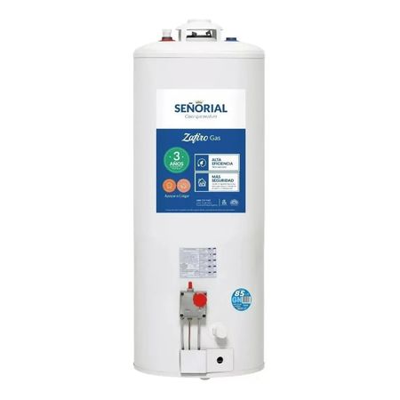 Termotanque Señorial 85 Zafiro Tsz-85 Colgar Apoyar Superior