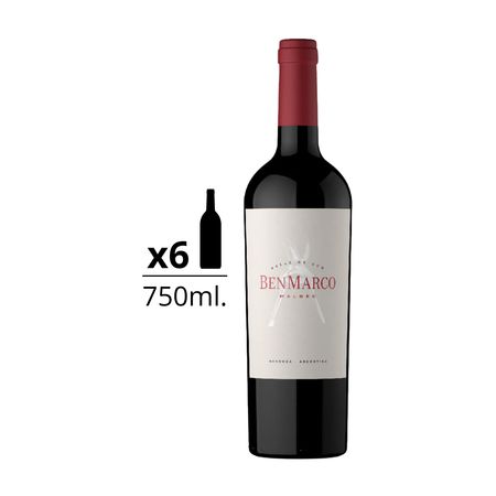 Vino Tinto BenMarco Malbec Caja x 6