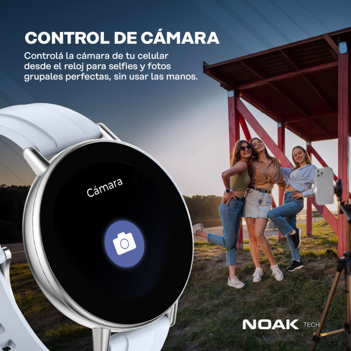 Smartwatch Noak M30 Classic Redondo 1.27" TFT-LCD IP68 - Vista 7