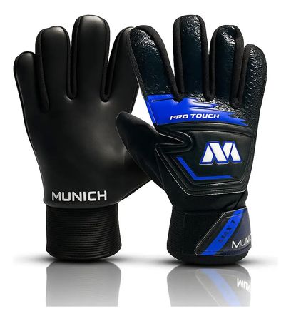 Guantes De Arquero Munich Max.t Ninos Negro-Azul #7