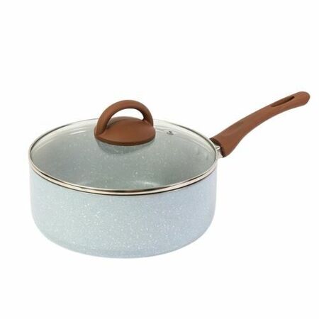 Cacerola con mango antiadherente Feuer 22 cm induccion celeste modelo Jena