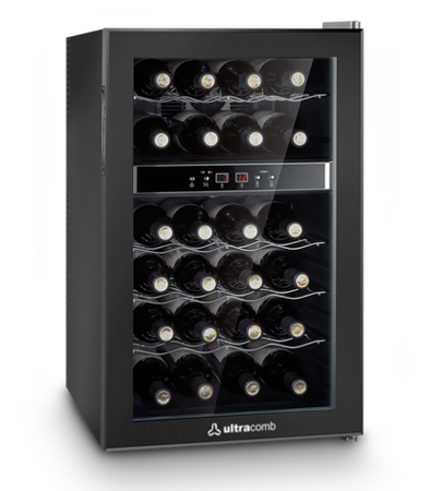 Cava Termoeléctrica 24 Botellas Doble Zona De Frío Ultracomb. 
