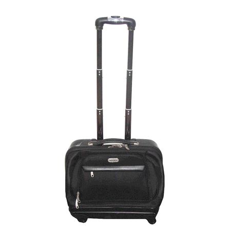 Valija North Tiger Porta Notebook C/ Trolley Poliester C/Eva/Abs + Candado Negro