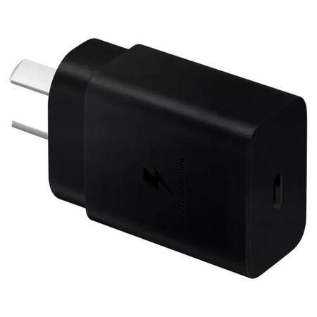 Cargador Samsung de carga rapida Cable tipo-C 15W Negro