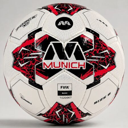 Pelota Munich Force V1 Alto Rendimiento Certificacion Fifa Rojo