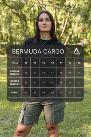 Bermuda Cargo Mujer