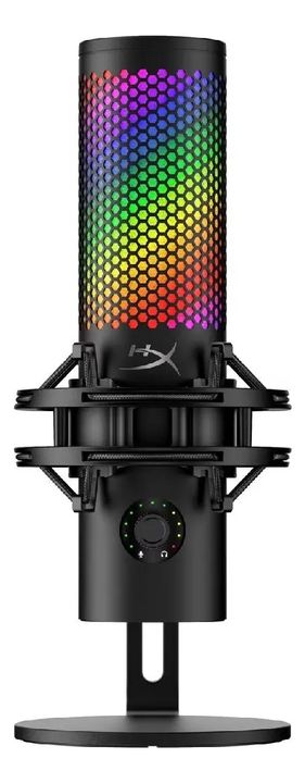 Micrófono Hyperx Quadcast 2 S Usb 9a273aa Rgb Filtro Pop - Vista 2