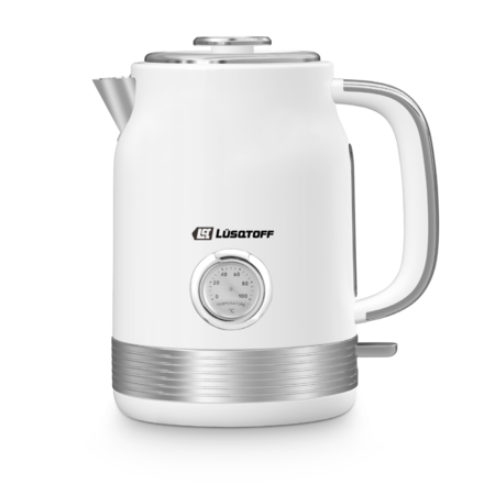 Pava Eléctrica Vintage Lusqtoff con filtro y corte de hervor 1.7 Lts