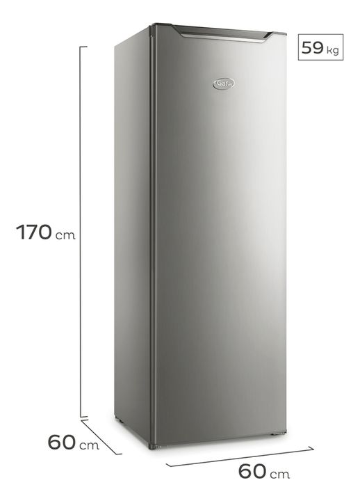 Freezer Vertical Gafa GFUP22P5HRG 245lts Gris Plata - Vista 3