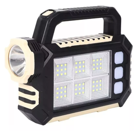 Multi Linterna Solar Portatil Recargable