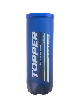 Pelotas Topper Unisex Padel Amarillo