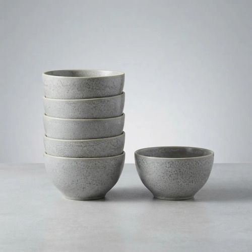 Set 6 Bowls Avant Garde 558ml Orgánico Stoneware Latte Beige - Vista 2