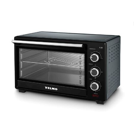 HORNO ELECTRICO YELMO YL50 1600 WTS 50 LTS TIMER TERMOSTATO NEGRO