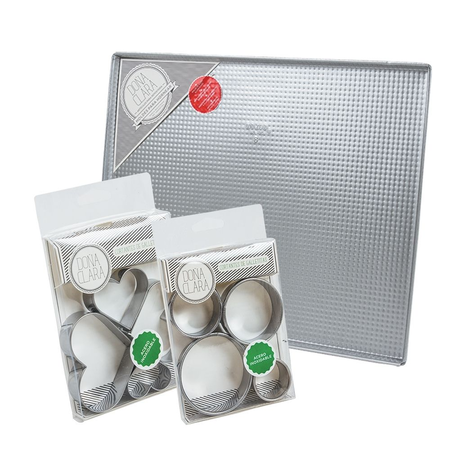 Set X9 Piezas de Repostería de Acero Aluminizado