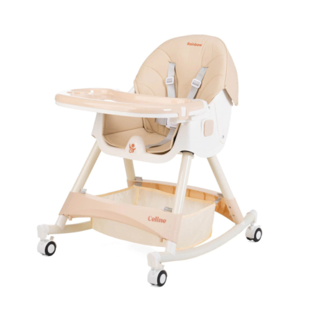 Silla De Comer Y Mecedora Rainbow Celine Art 378 Beige