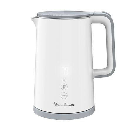 Pava Electrica Moulinex Sense 1.7L Digital 2400W Blanco