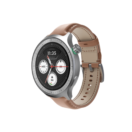 Reloj Smartwatch Moto Watch Silver - Mocha Mousse (Cuero)