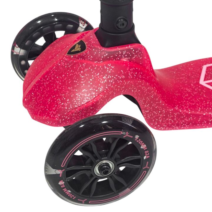 Monopatín plegable con luces LED Infanti Jelly rosa - Vista 8