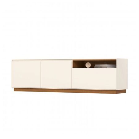 Rack Tv Henn S313-225 Auryn 200cm Blanco/Roble