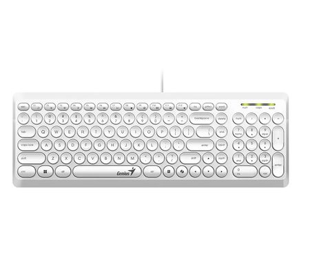 Teclado Genius SlimStar Q200 SP USB White