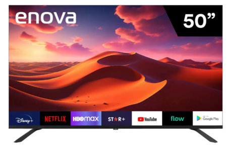 Smart TV Enova 50" 4K UHD LED Android TV Frameless HDR10 Bluetooth TE50UA10-TDFA