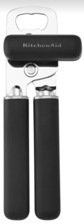 Abridor De Latas Y Botellas Kitchenaid Negro De Acero Inoxidable Kitchenaid