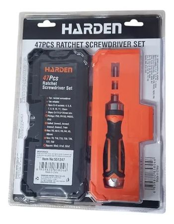 Juego Destornillador Crique Harden 1/4 Pulgada 47 Piezas