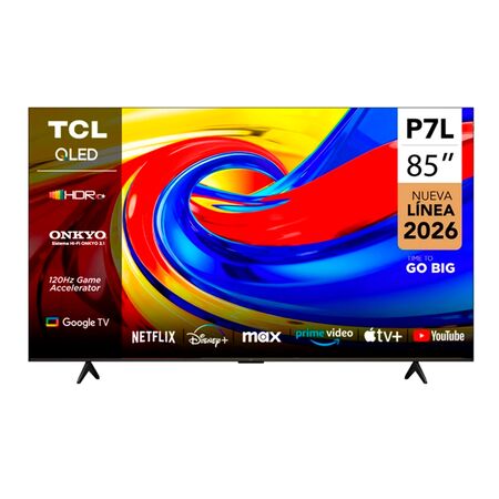 Smart TV TCL 85'' QLED 4K UHD 85P7L Google TV